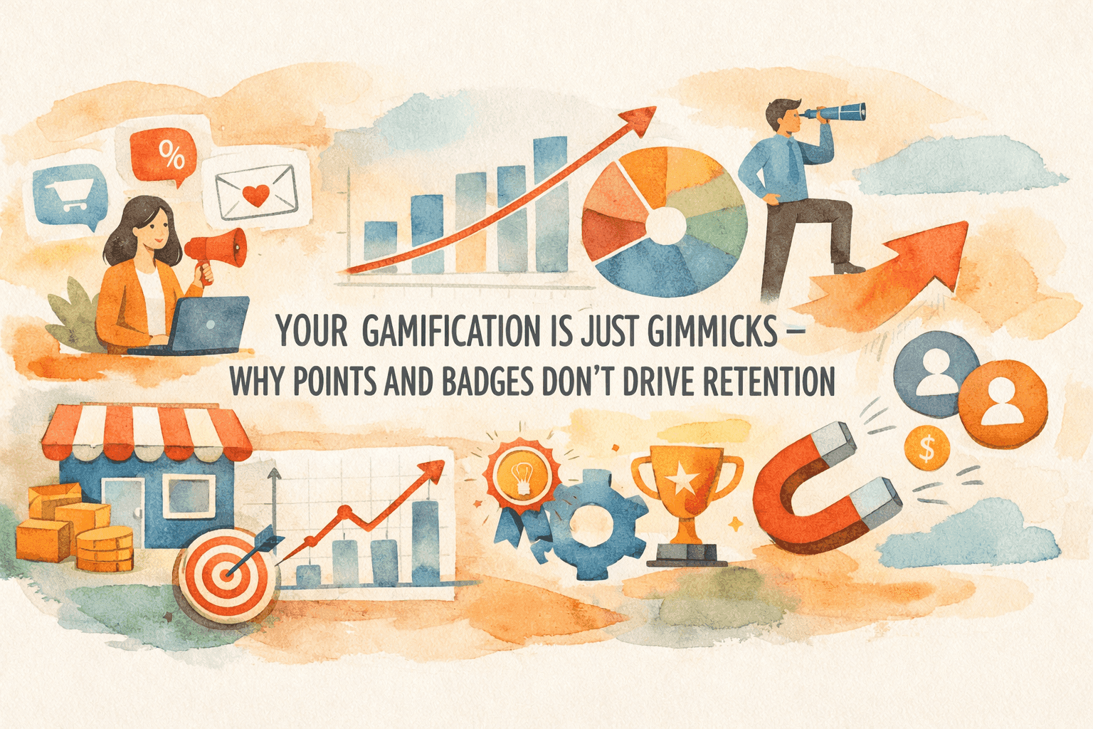 Your Gamification Is Just Gimmicks - Why Points and Badges Don't Drive Retention