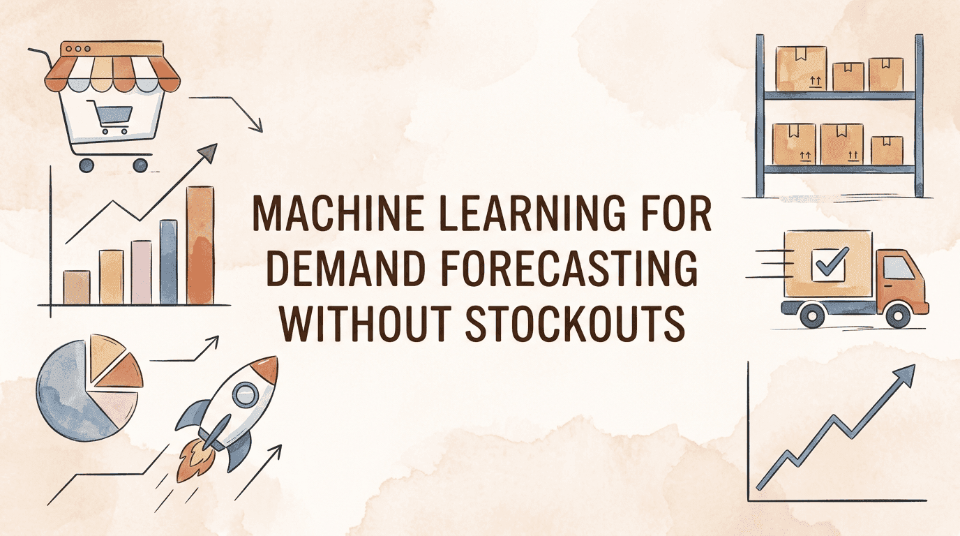 Machine Learning For Demand Forecasting Without Stockouts