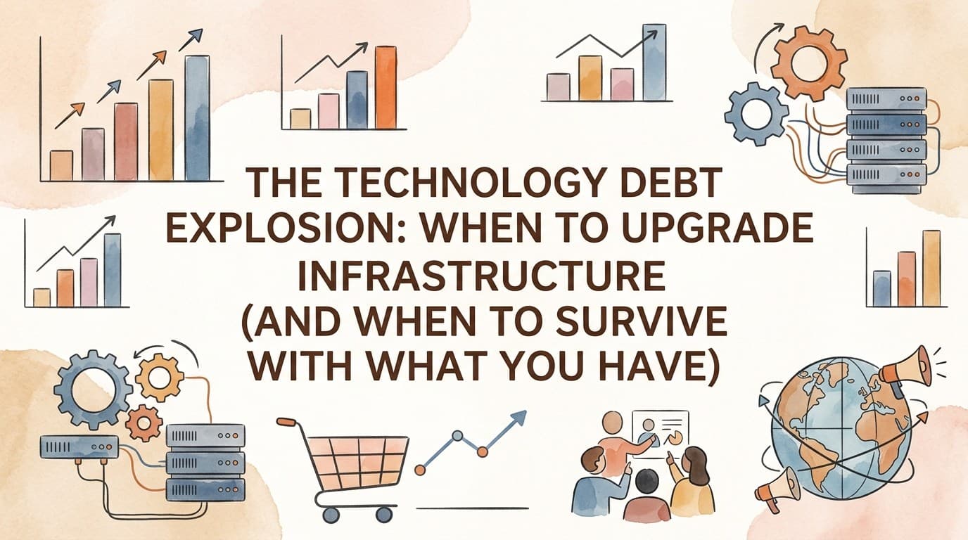 The Technology Debt Explosion: When to Upgrade Infrastructure (and When to Survive With What You Have)