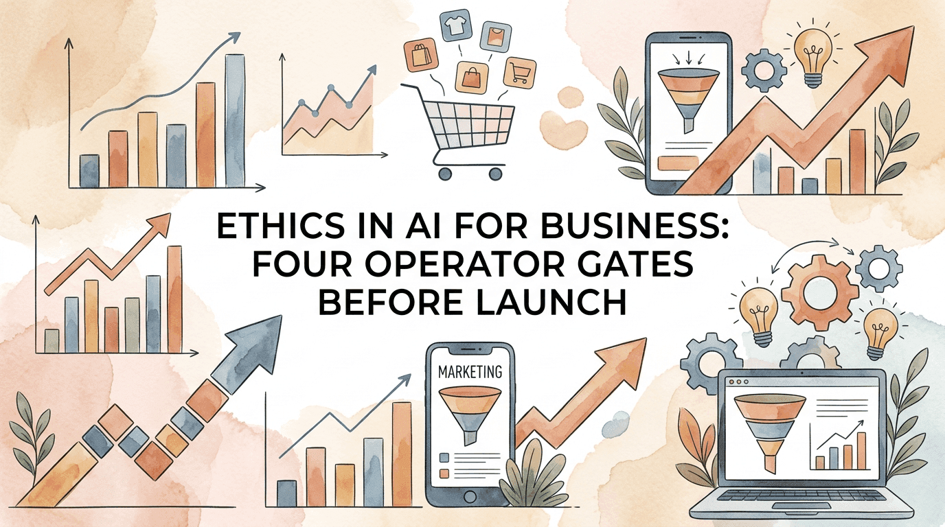 Ethics in AI for Business: Four Operator Gates Before Launch