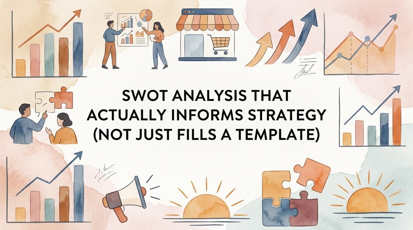 SWOT Analysis That Actually Informs Strategy (Not Just Fills a Template)