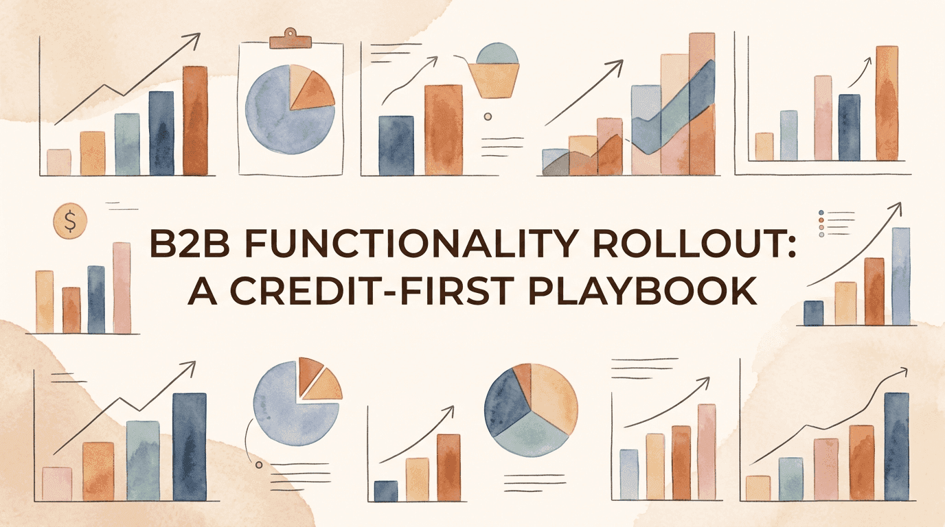 B2B Functionality Rollout: A Credit-First Playbook