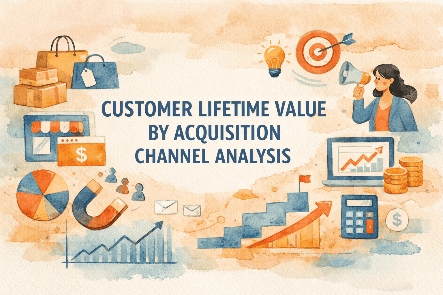 Customer Lifetime Value by Acquisition Channel Analysis