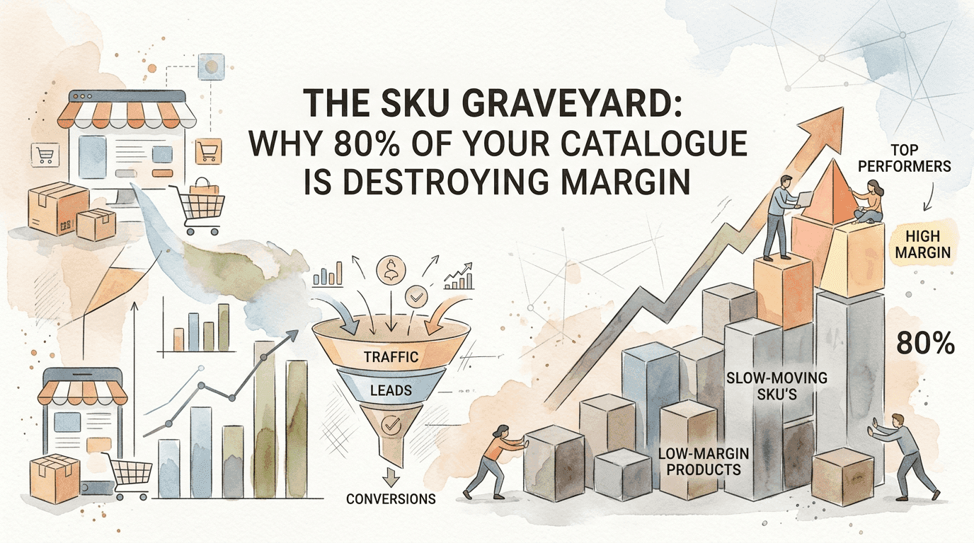 The SKU Graveyard: Why 80% of Your Catalogue Is Destroying Margin