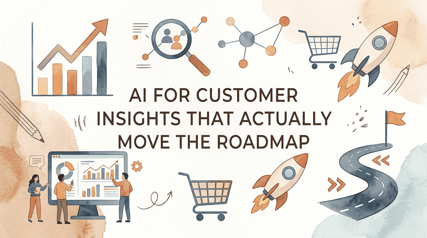 AI for Customer Insights That Actually Move the Roadmap