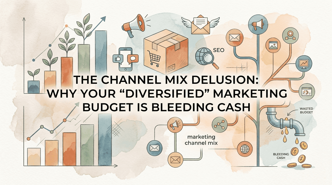 The Channel Mix Delusion: Why Your "Diversified" Marketing Budget Is Bleeding Cash