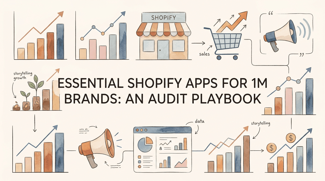 Essential Shopify Apps for 1M Brands: An Audit Playbook