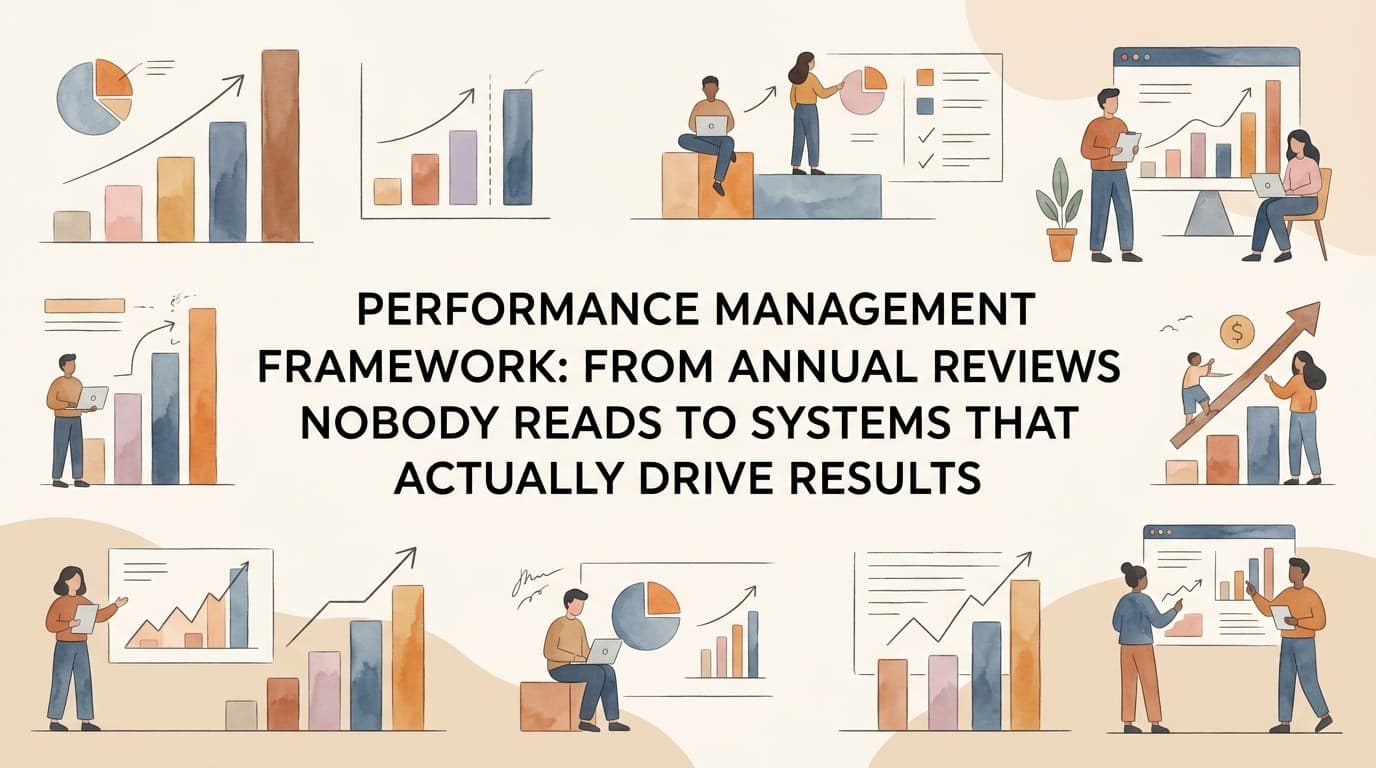 Performance Management Framework: From Annual Reviews That Nobody Reads to Systems That Actually Drive Results