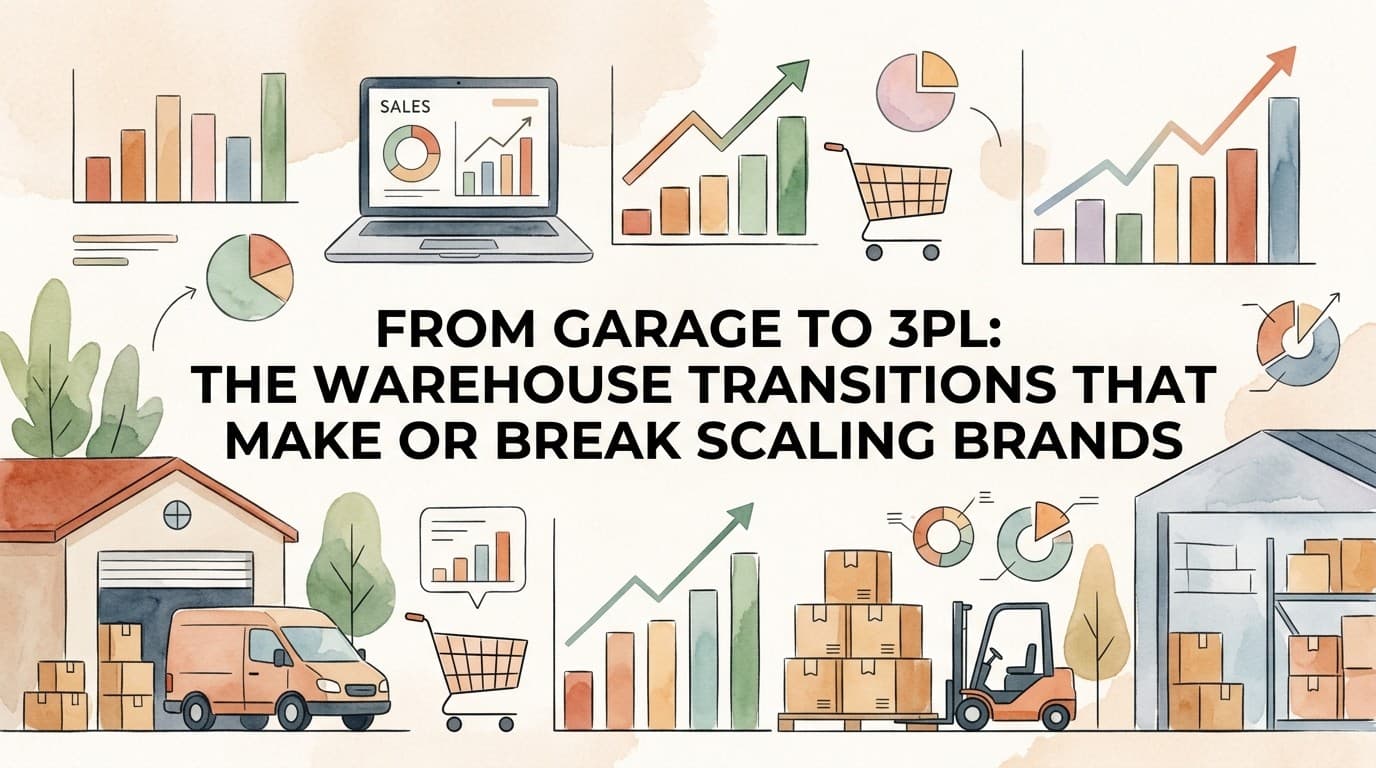 From Garage to 3PL: The Warehouse Transitions That Make or Break Scaling Brands