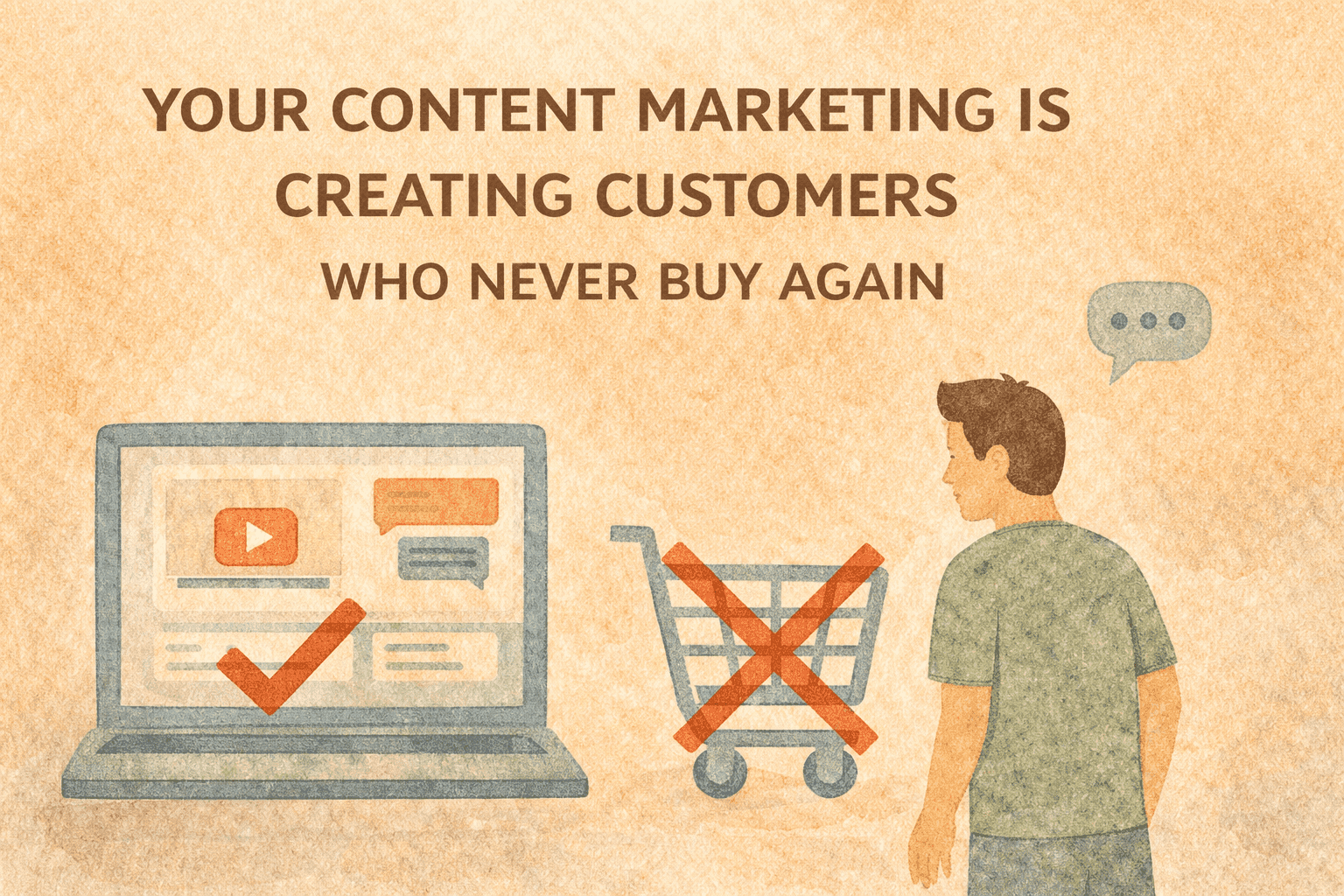 Your Content Marketing Stops at the Sale - That's Why Your Customers Don't Come Back